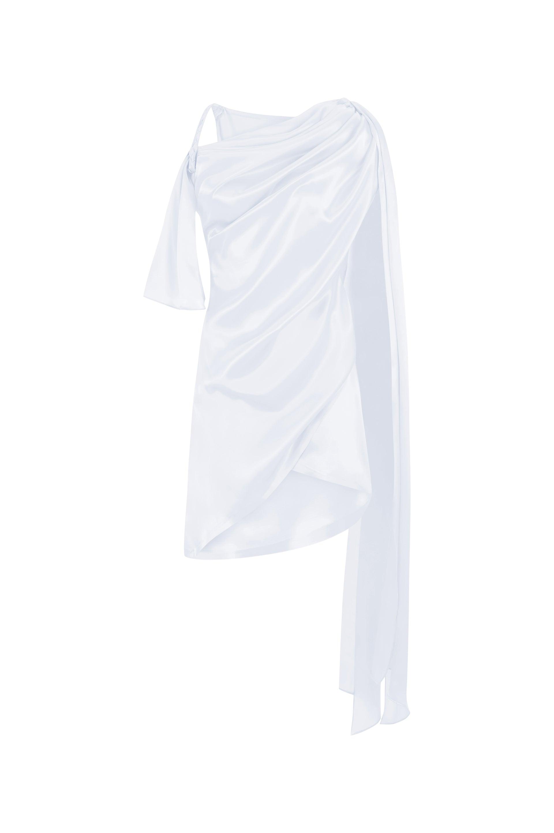 LAİLA ELBİSE BEYAZ - twostouch