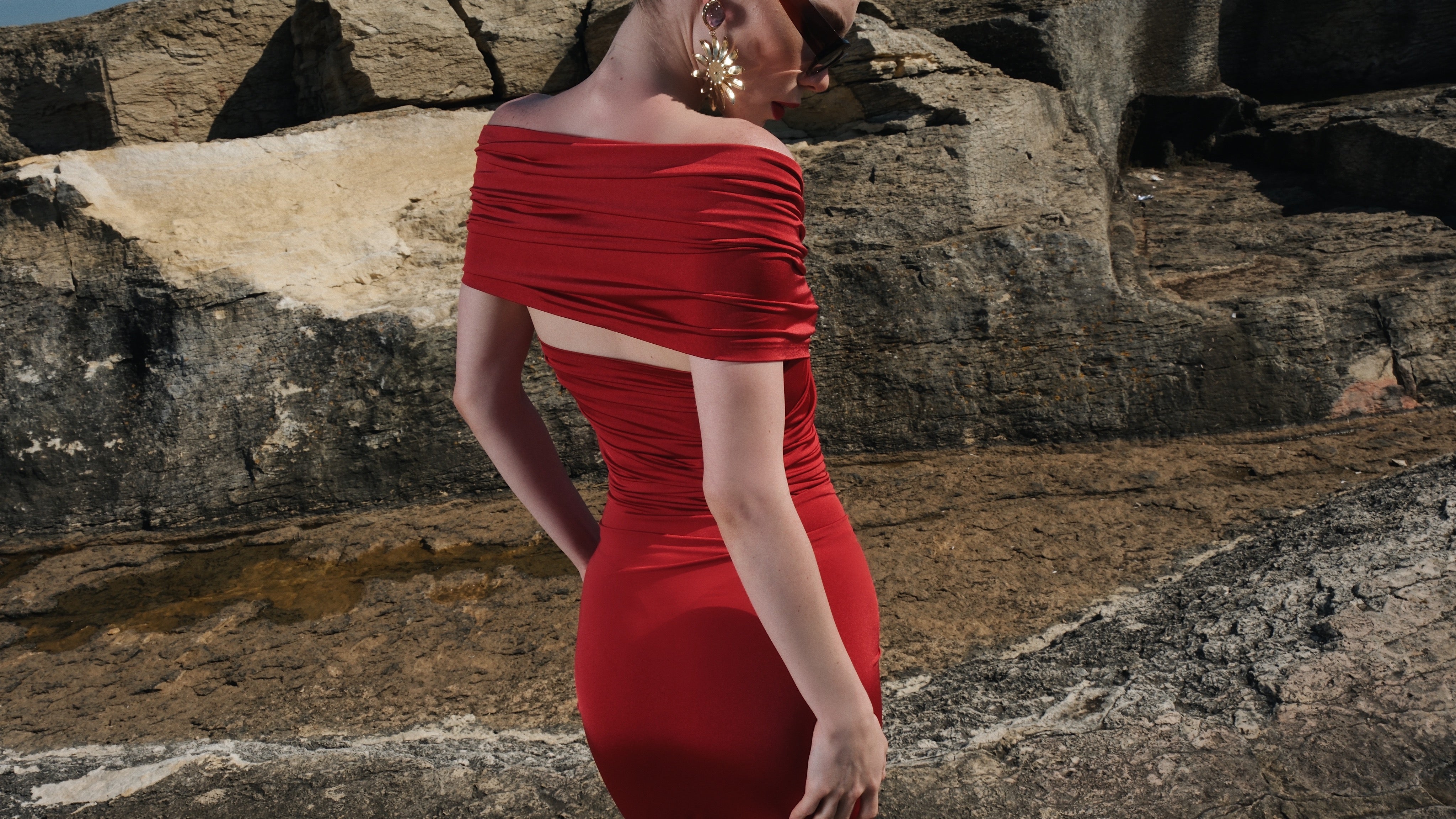 Vivien Dress Red
