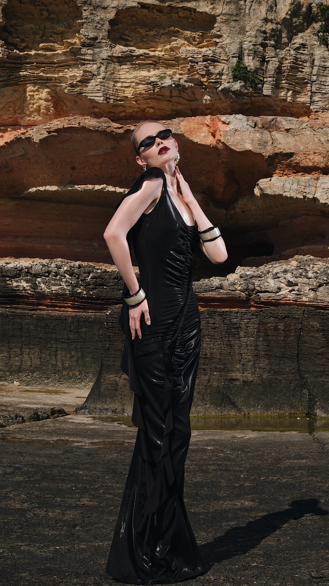Lunaire Kleid Schwarz