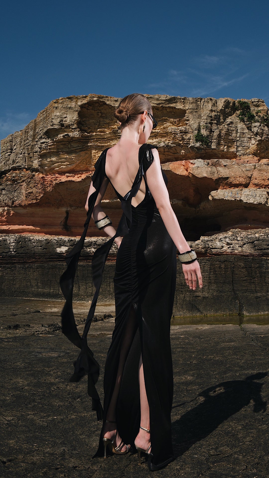 Lunaire Kleid Schwarz