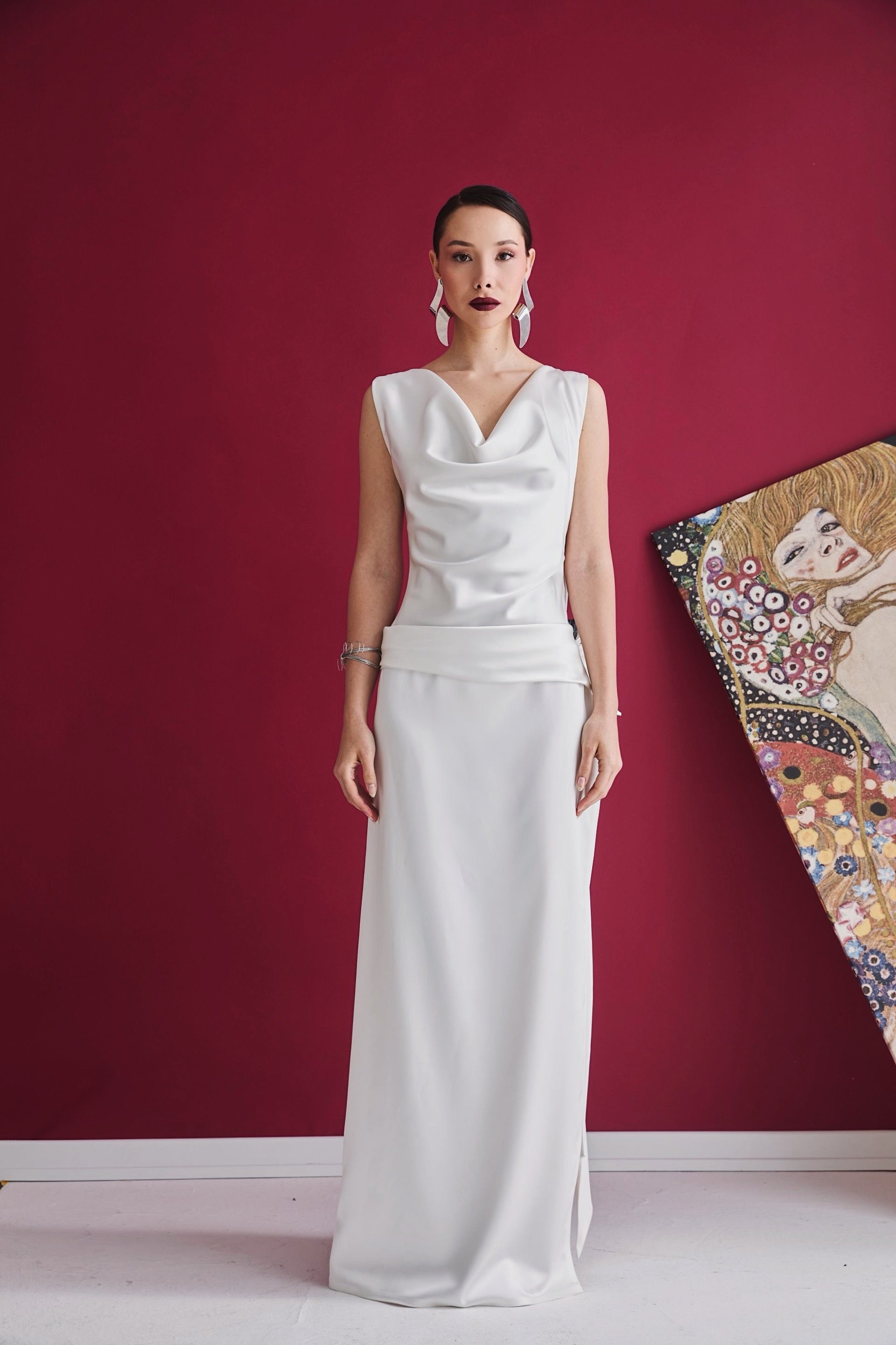 Orlissa Elbise Beyaz – twostouch
