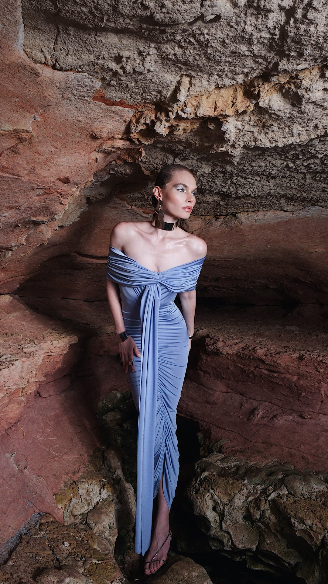 Vivien Dress Blue