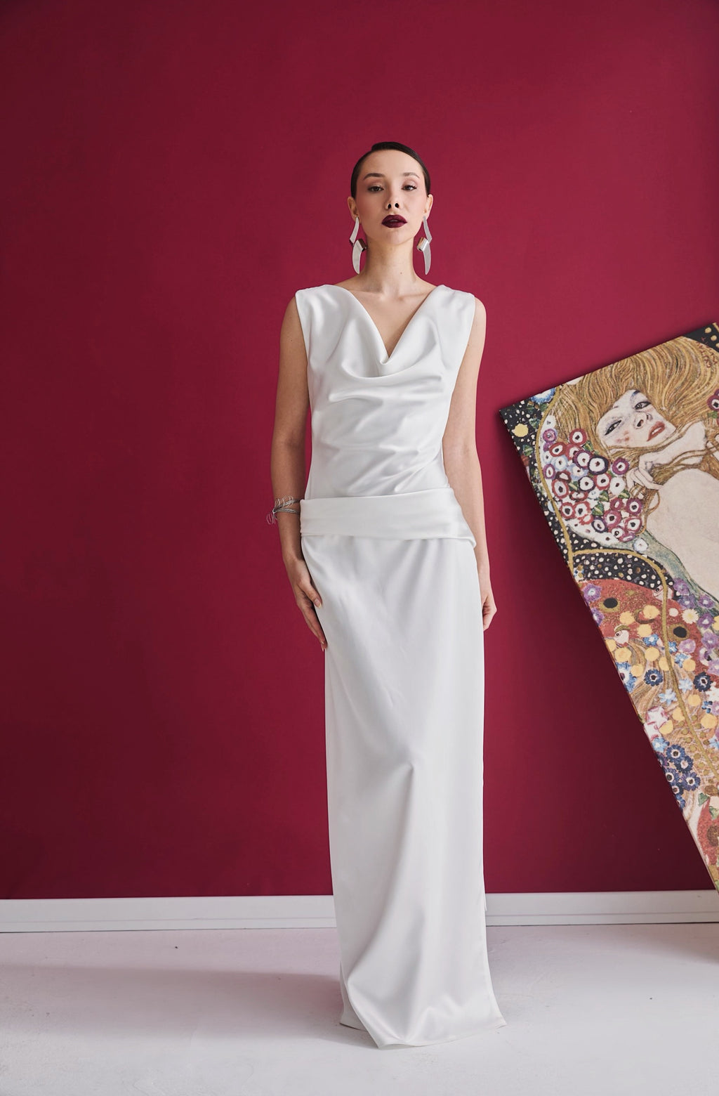 Orlissa Elbise Beyaz