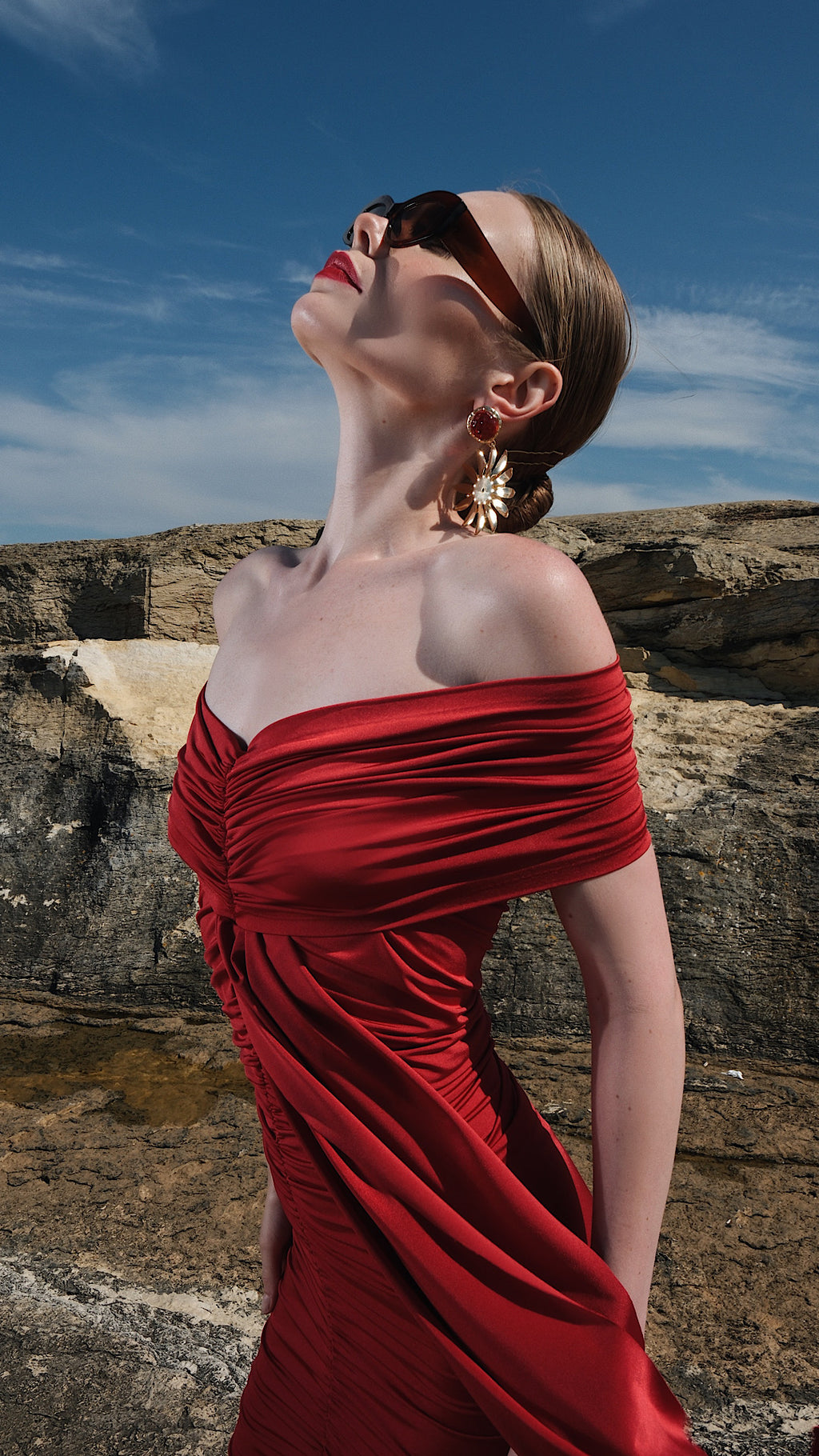 Vivien Dress Red