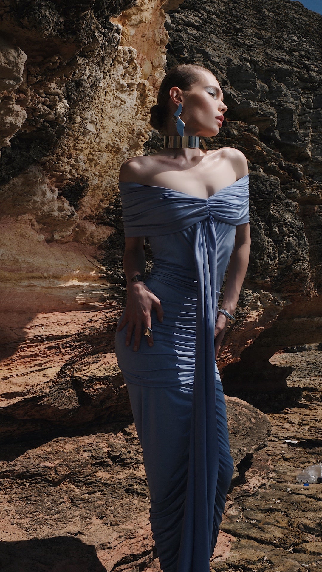Vivien Dress Blue