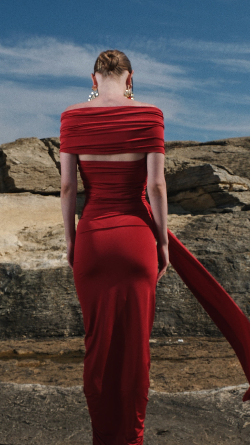 Vivien Dress Red