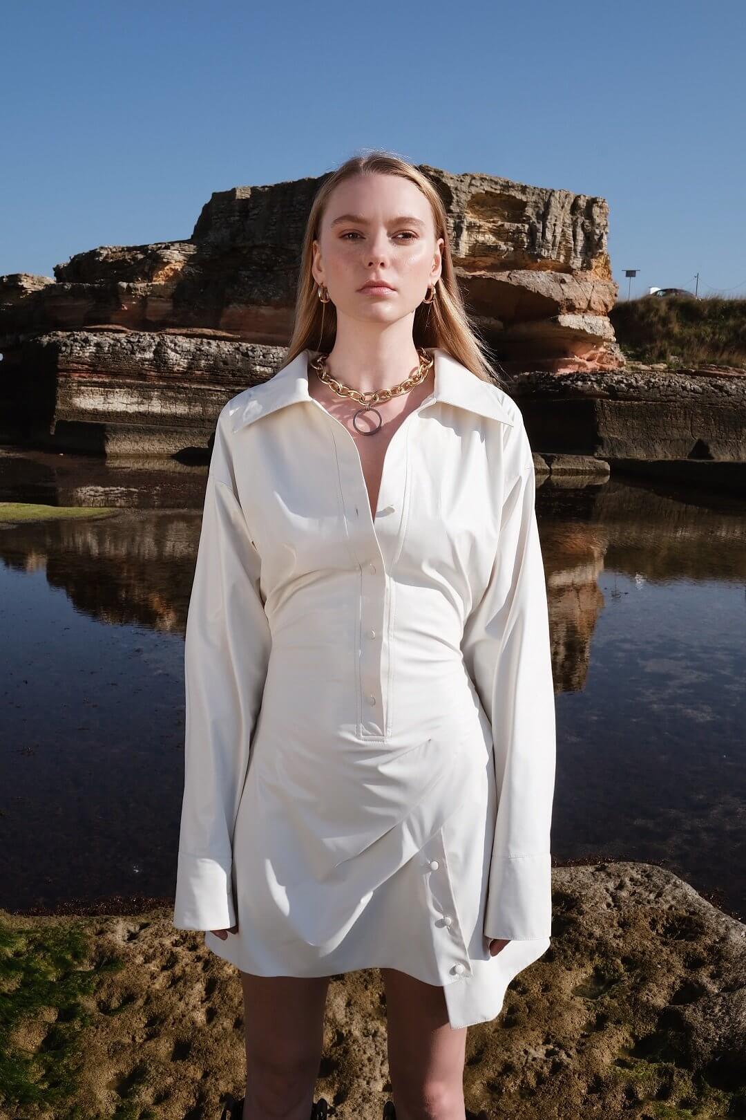 Asia Leather Dress