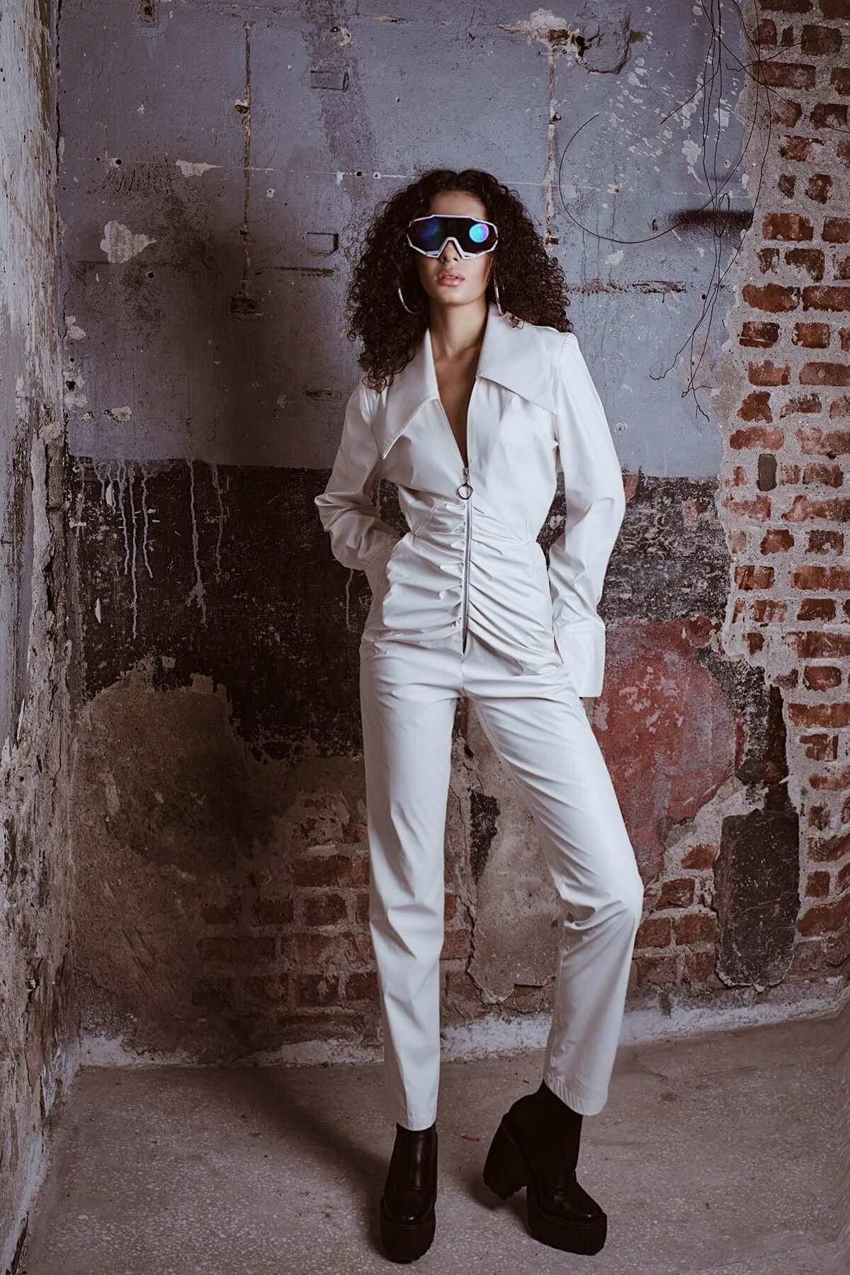 Celia Deri Tulum Beyaz - twostouch